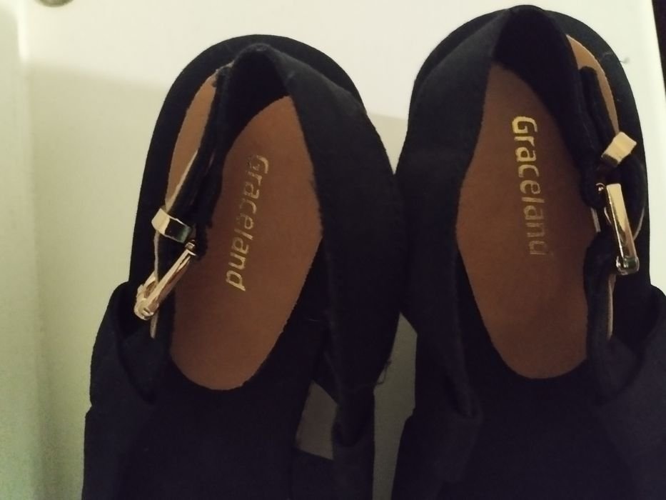 Damen Graceland Absätze Schwarz 39