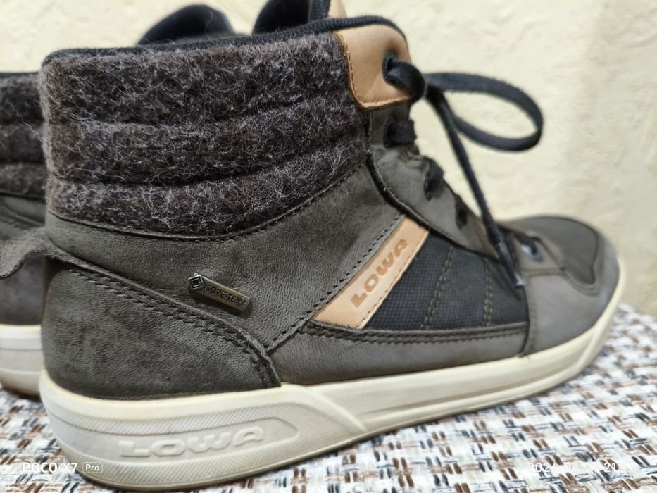 Men LOWA Boots Multicolor Nubuck 41