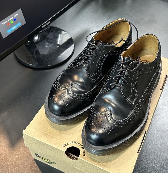 Men Dr. Martens Heels Black 43