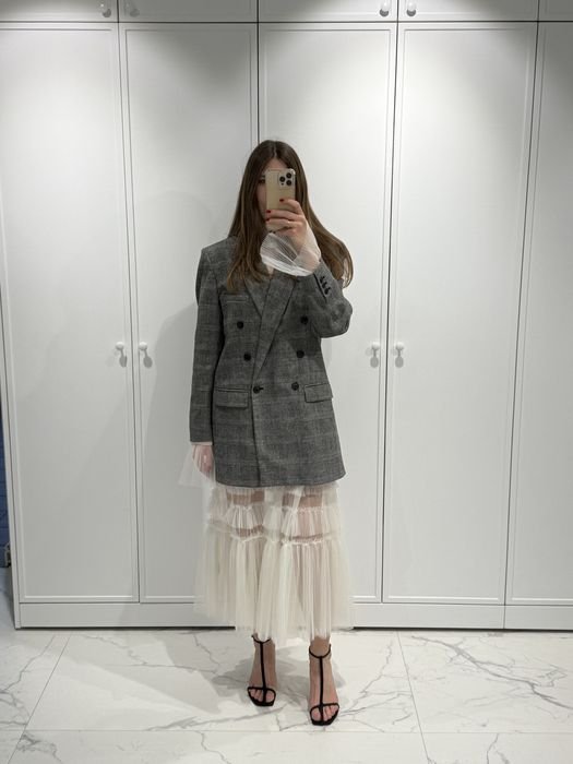 Women Isabel Marant Blazer Check Wool S-M