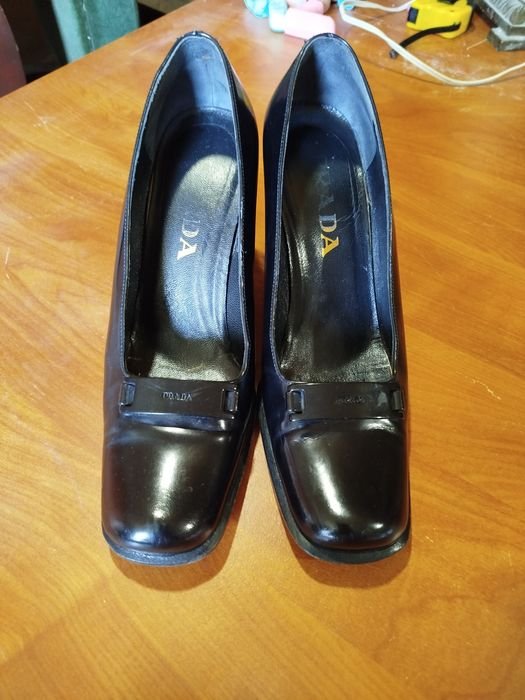 Donna Tacchi Neri Pelle 36.5