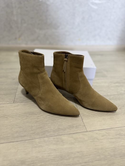 Women Isabel Marant Ankle Boots Beige Suede 40