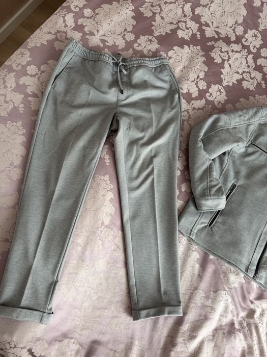 Мужской Костюм Серый 42