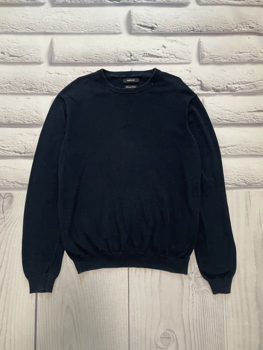 Herren Replay Pullover Schwarz  