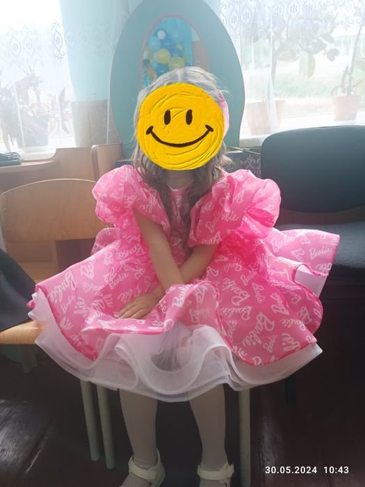 Women Dress Pink 5-6 Years