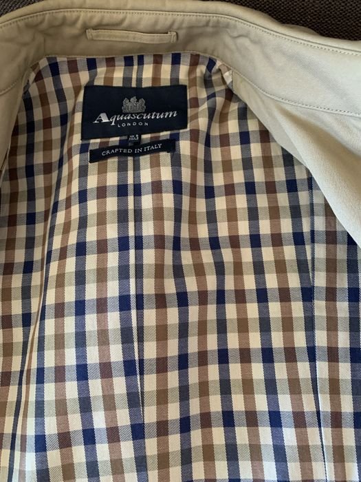 Женский Aquascutum Тренч Бежевый Ткань 36