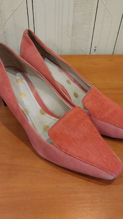 Donna Boden Tacchi Rosa Pelle 39.5