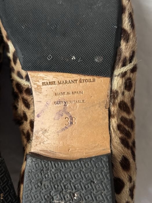 Femme Isabel Marant Bottes Léopard Cuir 38