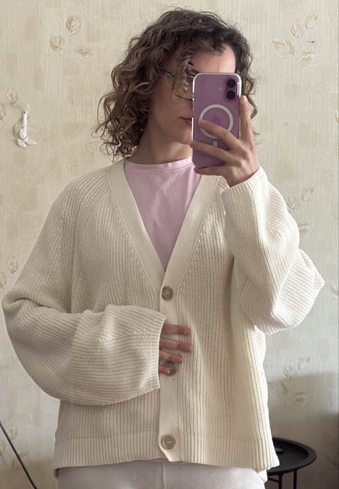 Donna Marc O'Polo Maglione Crema Cotone Biologico