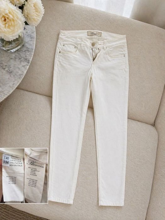 Damen Blumarine Jeans Weiß 36