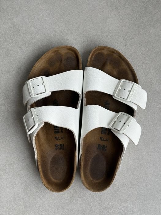 Damen Birkenstock Arizona Weiß Leder 39