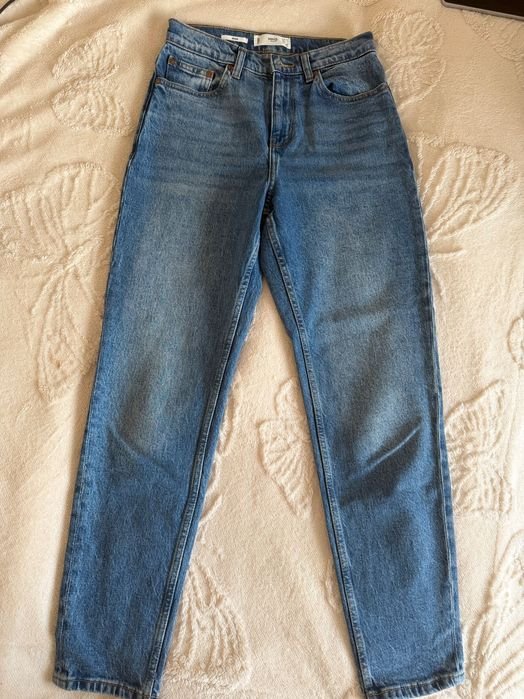 Women Mango Jeans Navy 34