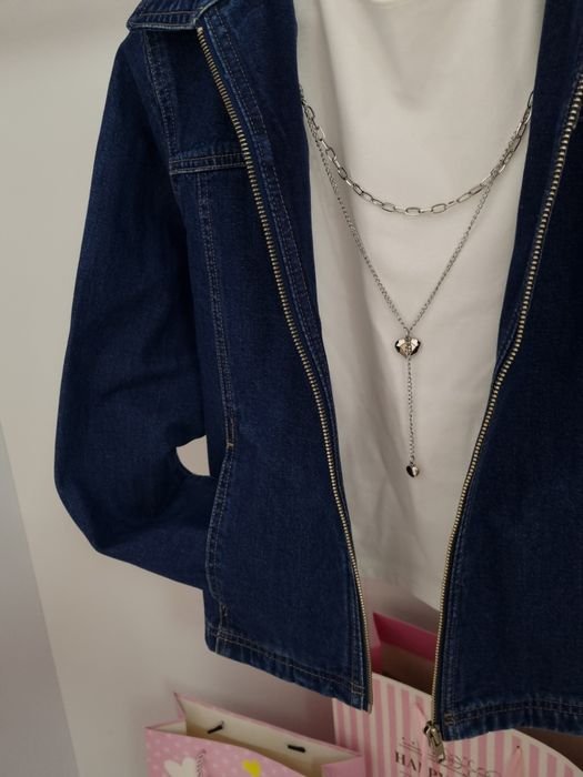 Women Trader Jeans Denim Jacket Navy 34