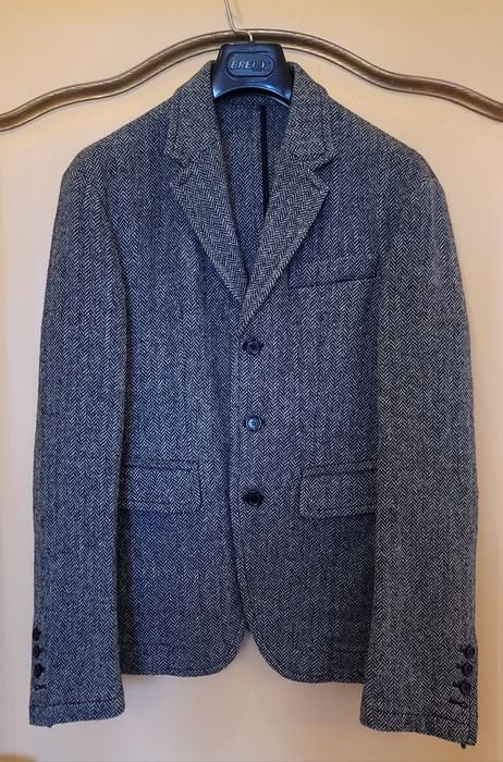Herren Dsquared2 Sakko Grau Wolle Sonstiges