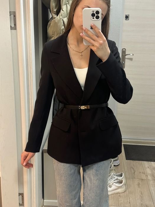 Damen Blazer Schwarz 36