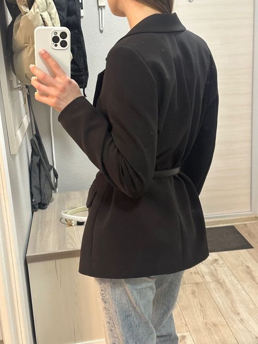 Damen Blazer Schwarz 36