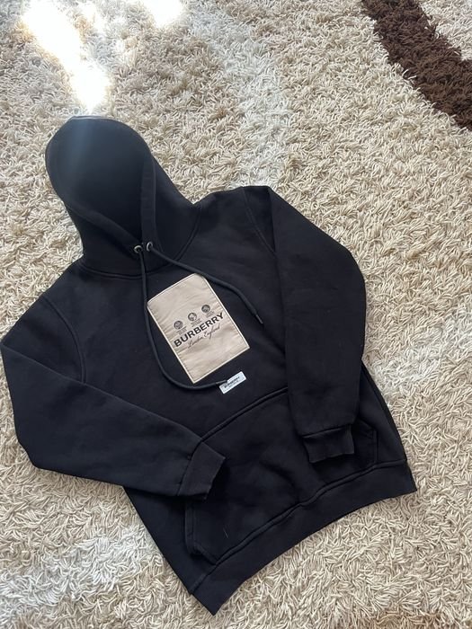 Herren Burberry Kapuzenpullover Schwarz 36