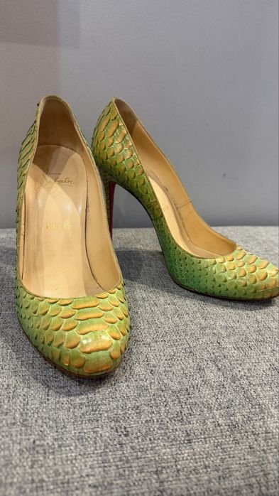 Donna Christian Louboutin Tacchi Verde 38