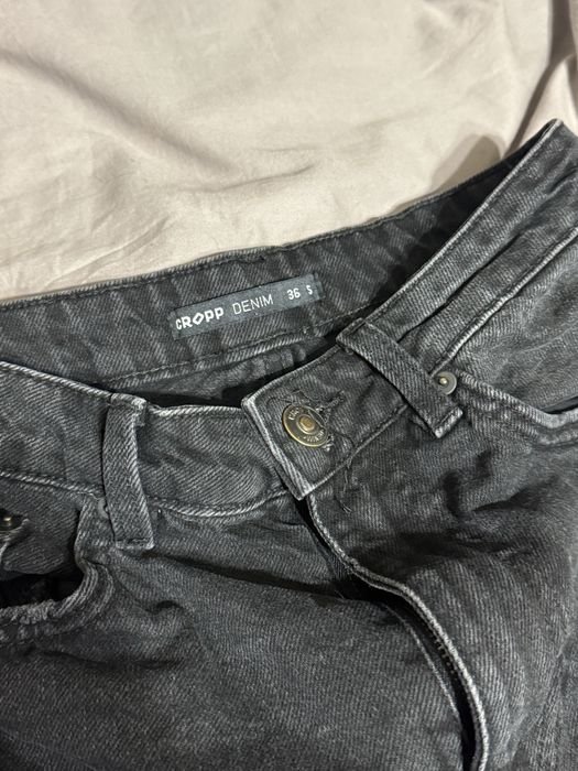 Herren Cropp Town Jeans Schwarz Denim 30
