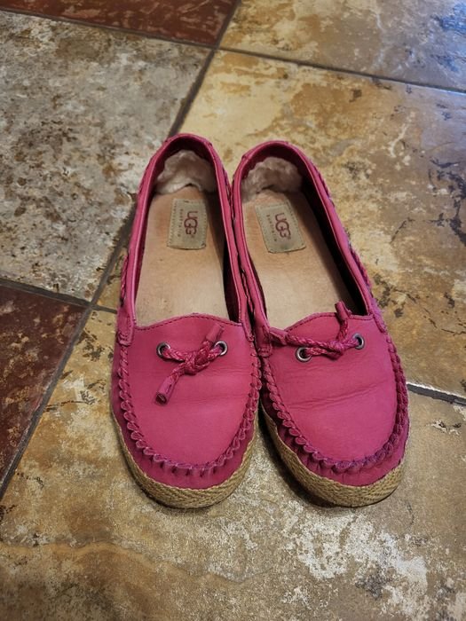 Donna UGG Mocassini Rosa Camoscio 37