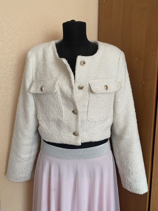 Damen Anzug Weiß 40