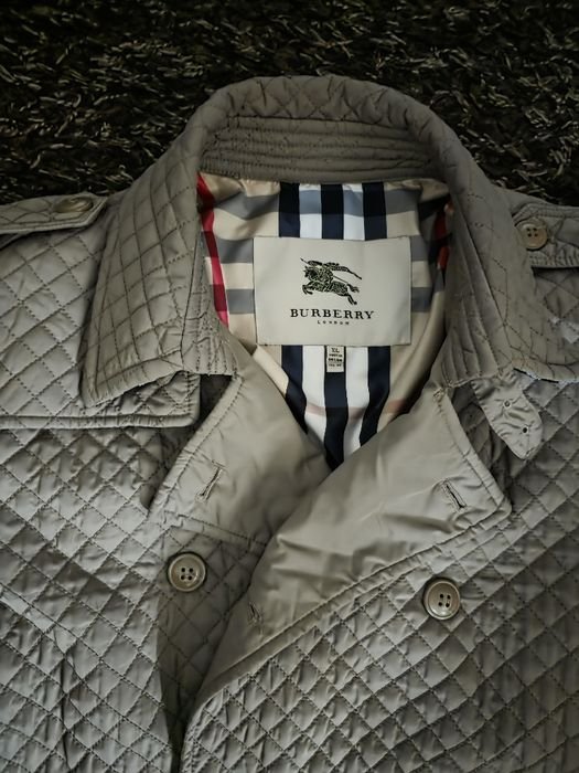 Damen Burberry Mantel Mehrfarbig Gesteppt