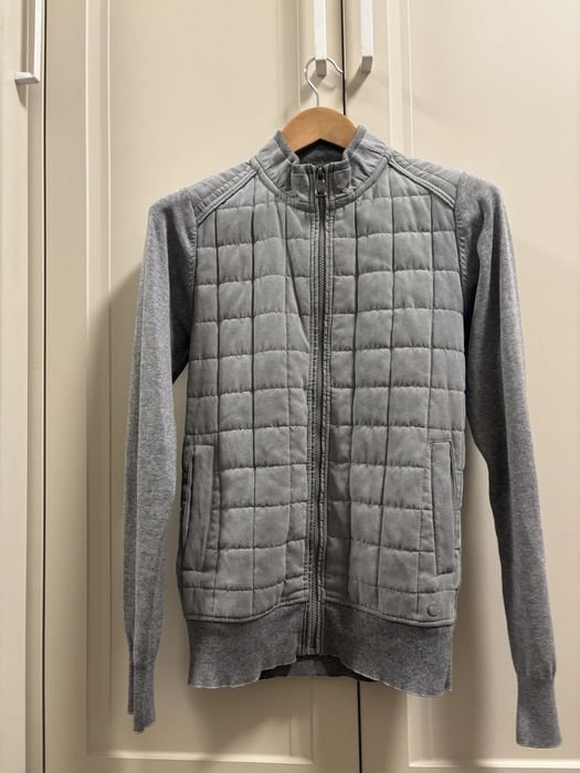 Men Roy Robson Cardigan Grey Cotton 36