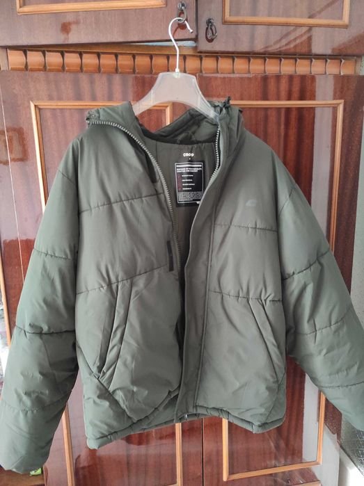 Herren Cropp Town Daunenjacke Grün 38