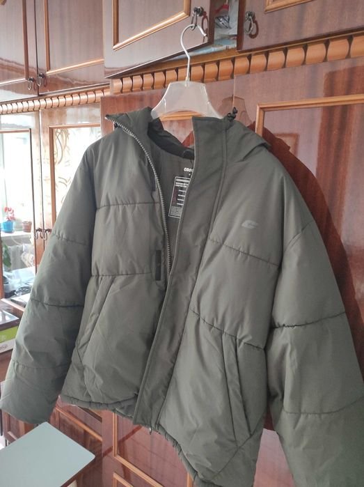 Herren Cropp Town Daunenjacke Grün 38