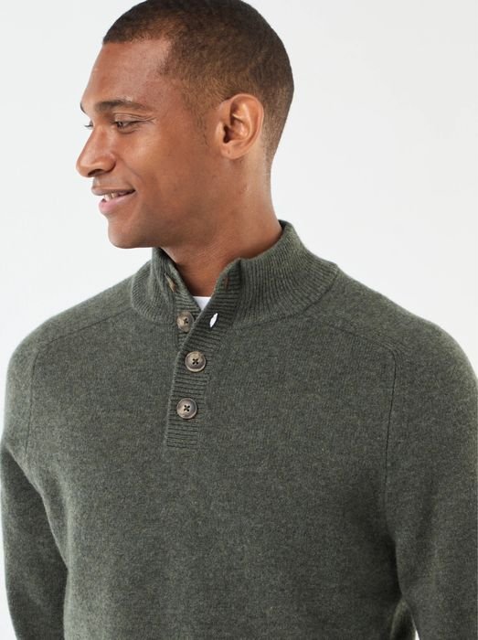 Men Hashett Sweater Green Wool 42