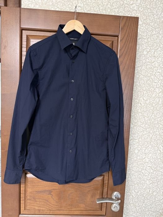 Herren G-Star Raw Hemd Marineblau Baumwolle 36