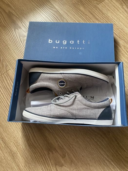Мужской Bugatti Мокасины Серый 42