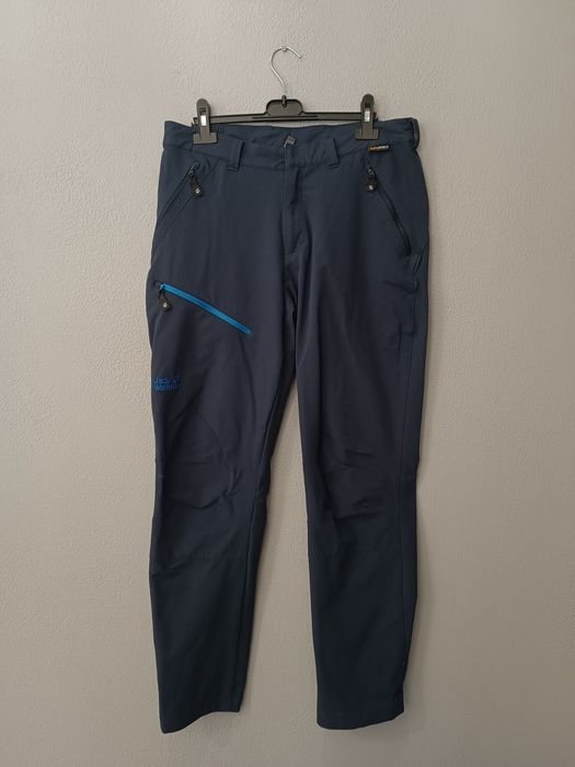 Uomo Jack Wolfskin Pantaloni Neri 34