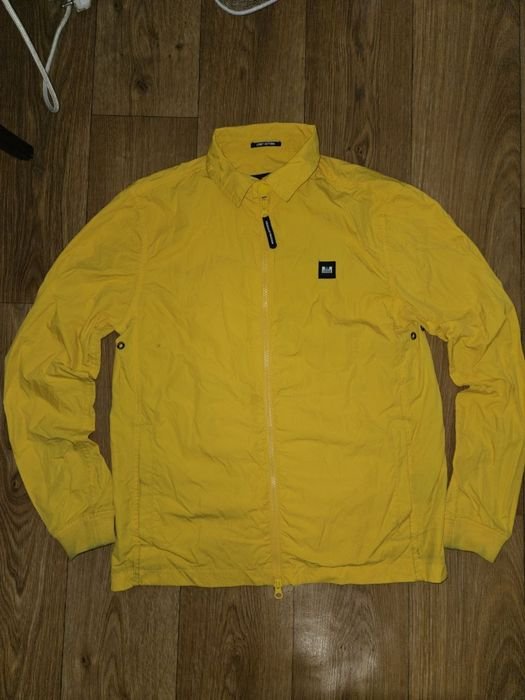 Homme Weekend Offender Coupe-Vent Jaune Nylon 36
