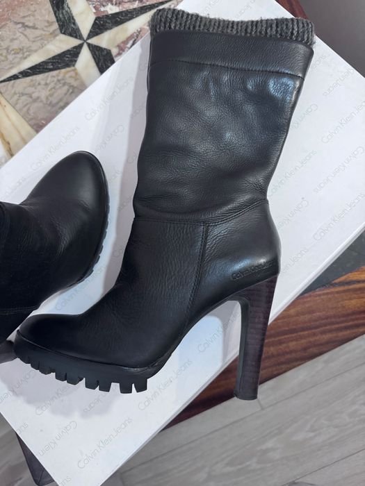 Damen Calvin Klein Jeans Stiefeletten Schwarz