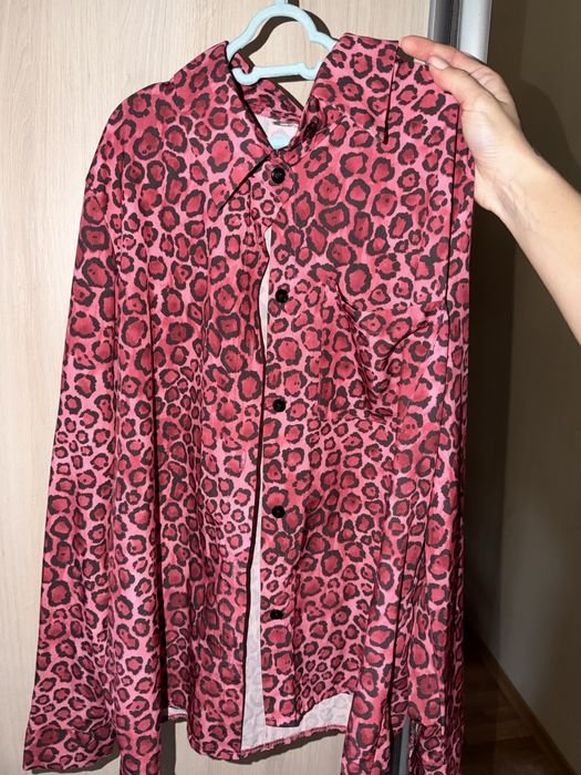 Женский Летний Костюм Красная Рубашка и Шорты 36