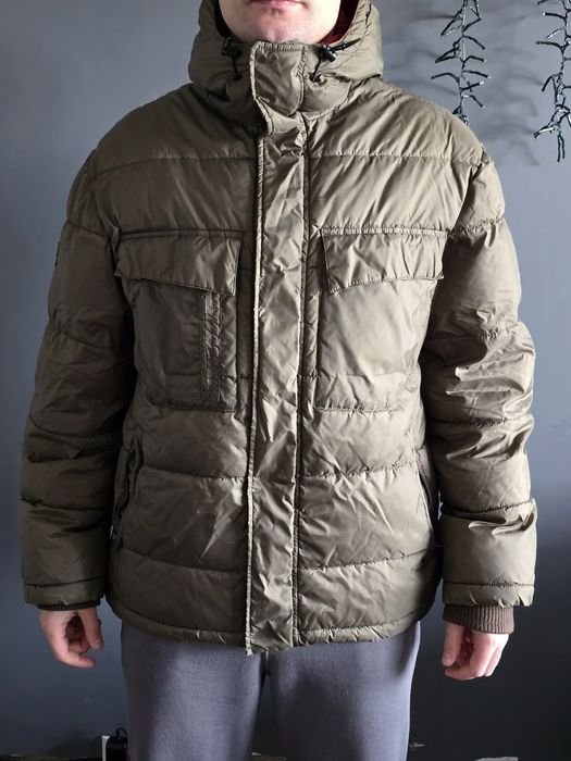 Homme Nathan Road Equipment Veste d'Hiver Verte 40