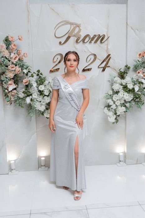 Damen Kleid Grau 38