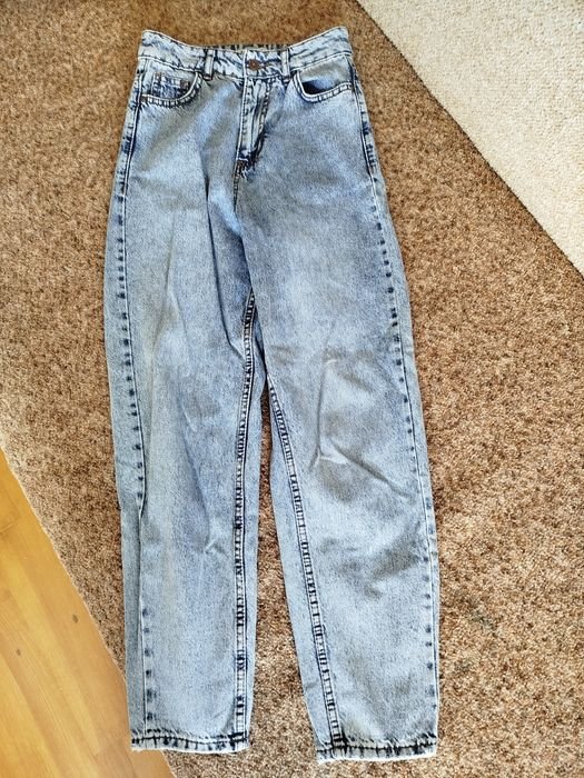 Men Jeans Navy Denim 28