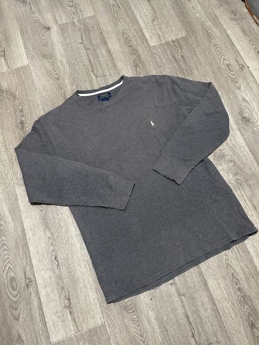 Men Polo Ralph Lauren Sweater Grey Cotton 40