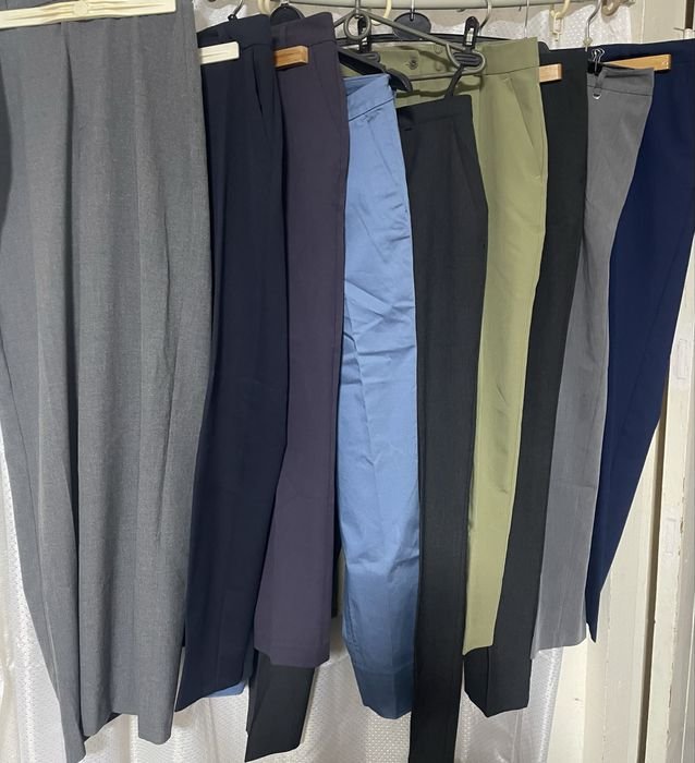 Damen Hose Grau 36