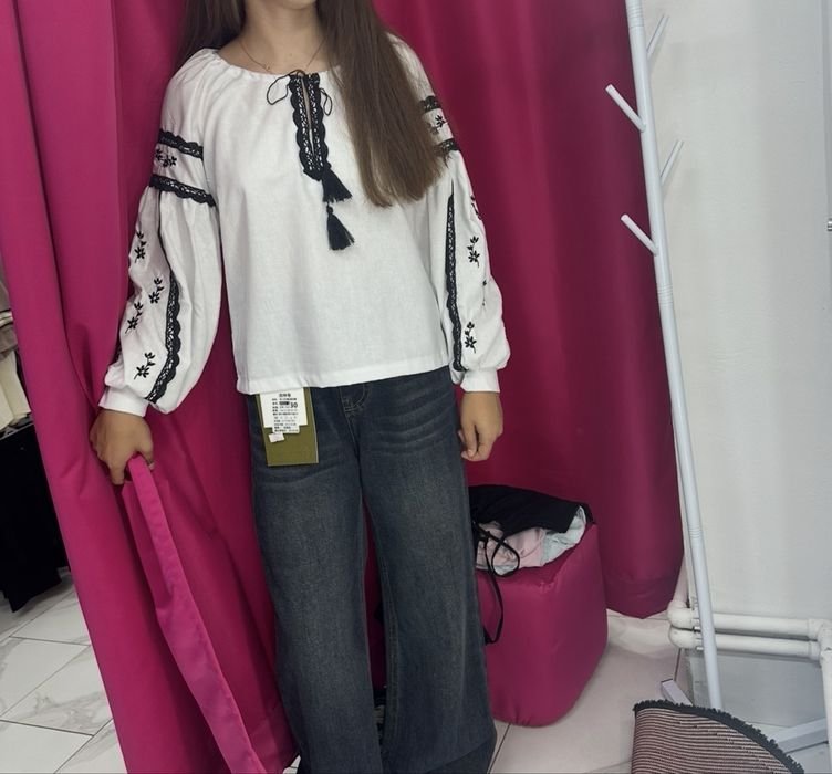 Women Embroidered Shirt White Other