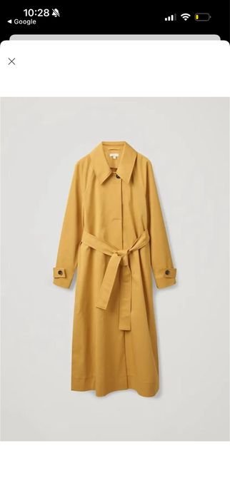 Damen Colins Trench Senfgelb