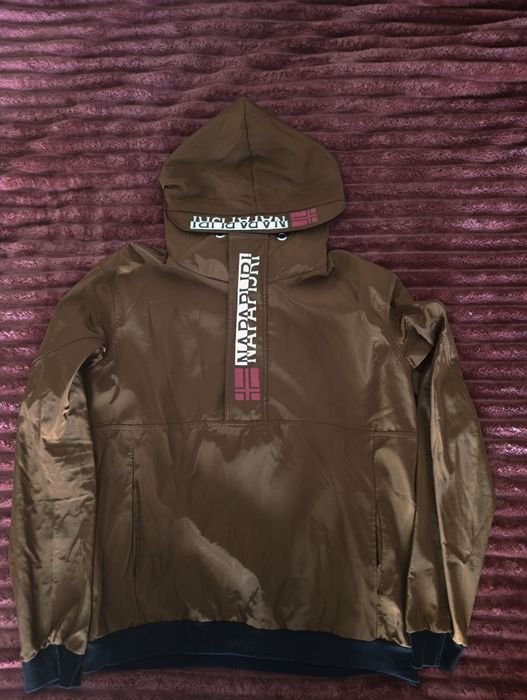 Herren Napapijri Windbreaker Braun 38