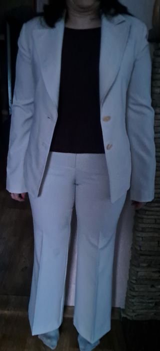 Damen Mango Anzug Beige 38