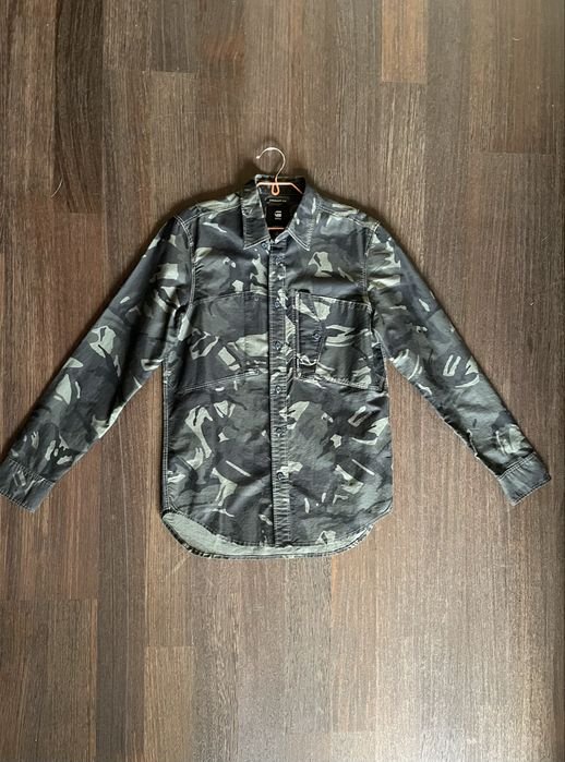 Uomo G-Star RAW Camicia Kaki Cotone 36