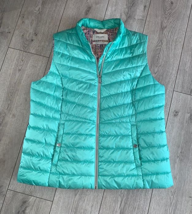Donna Gerry Weber Gilet Menta Resistente all'Acqua