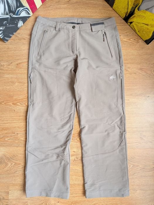 Men Mammut Trousers Beige 34