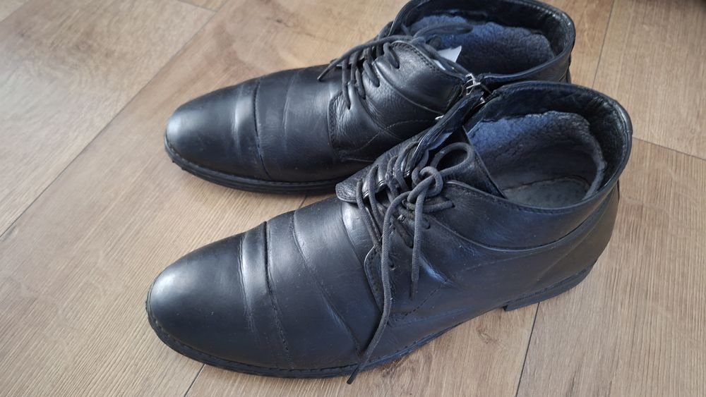 Herren Miguel Miratez Stiefel Schwarz Leder 44