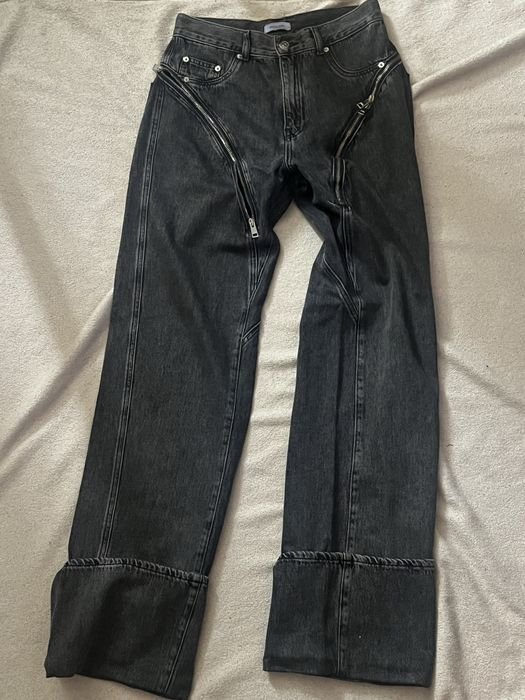Femme Mugler Jeans Noir 36